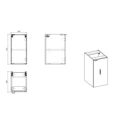 Zestaw Comad NOVABLACKA8327QW8304D, NOVABLACKB8990, NOVAOAKA80032DW8001A, NOVAOAKA81301DW8102A, NOVAOAKA82602S