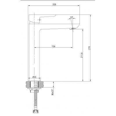 Cersanit Mille S951355 bateria umywalkowa