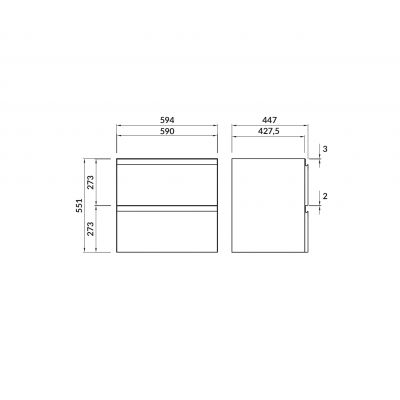 Zestaw Cersanit S590042, S590043