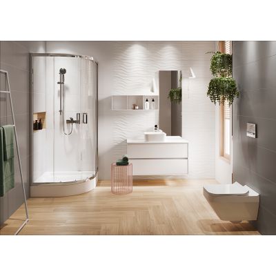 Cersanit Tako S204003 brodzik półokrągły 80x80 cm biały