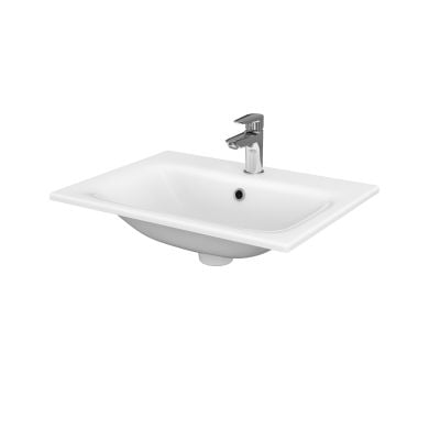 Cersanit Moduo K116043 umywalka 60x45 cm prostokątna wpuszczana biała