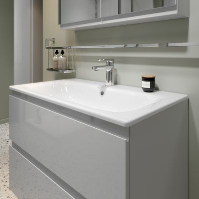 Cersanit Moduo K116043 umywalka 60x45 cm prostokątna wpuszczana biała