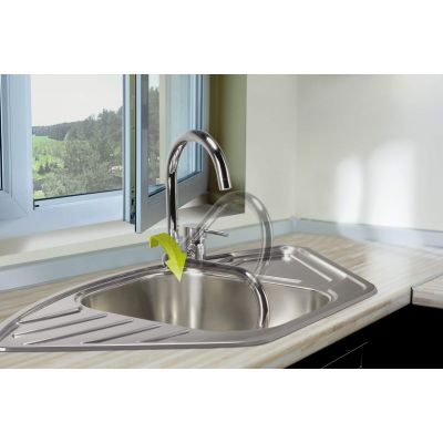 Deante Aster BCA061M bateria kuchenna stojąca chrom