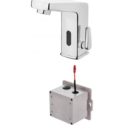 Deante Vital BCH029R bateria umywalkowa stojąca elektroniczna chrom