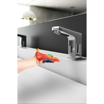 Deante Vital BCH029R bateria umywalkowa stojąca elektroniczna chrom