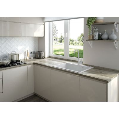 Deante Nemezja BENA62M bateria kuchenna stojąca biała