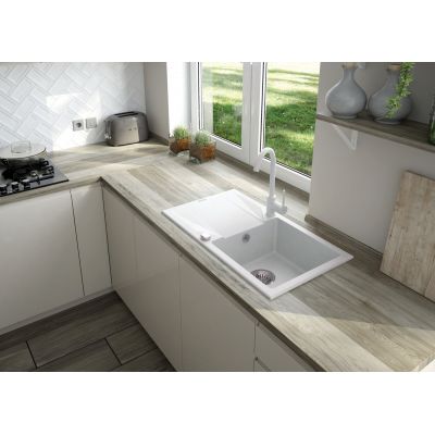 Deante Nemezja BENA62M bateria kuchenna stojąca biała