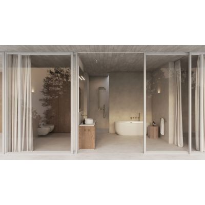 Deante Silia BQSR54L bateria umywalkowa podtynkowa złota