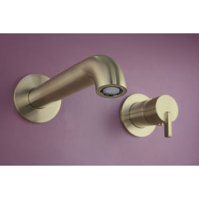 Deante Silia BQSR54L bateria umywalkowa podtynkowa złota