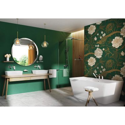 Deante Kerria Plus KTS038P ścianka prysznicowa walk-in 80 cm chrom połysk/szkło przezroczyste