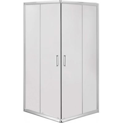 Deante Funkia KYC641K kabina prysznicowa 90x90 cm kwadratowa chrom połysk/szkło matowe