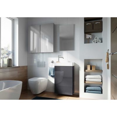 Elita Young Basic RE166042006610 umywalka z szafką 40.2 cm antracyt