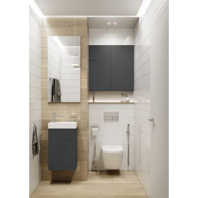 Elita Young Basic RE166042006610 umywalka z szafką 40.2 cm antracyt