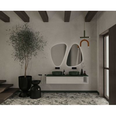 Elita Look RE010603028060 szafka 60x44.9x28.1 cm podumywalkowa wisząca biała