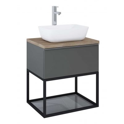 Elita Look RE010603026610 szafka 60x44.9x28.1 cm podumywalkowa wisząca antracyt