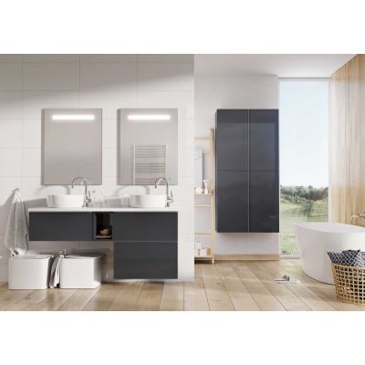 Elita Look RE010603026610 szafka 60x44.9x28.1 cm podumywalkowa wisząca antracyt