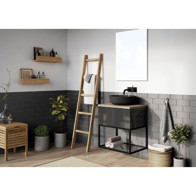 Elita Look RE010603026610 szafka 60x44.9x28.1 cm podumywalkowa wisząca antracyt