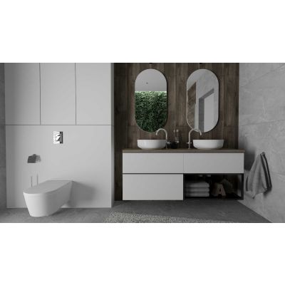 Elita Look RE010803028060 szafka 80x44.9x28.1 cm podumywalkowa wisząca biała