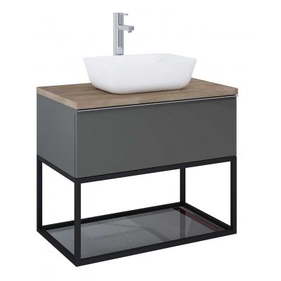 Elita Look RE010803026610 szafka 80x44.9x28.1 cm podumywalkowa wisząca antracyt