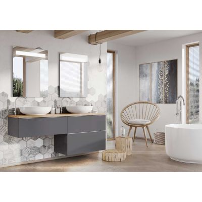 Elita Look RE010801026610 szafka 80x44.9x63.5 cm podumywalkowa wisząca antracyt