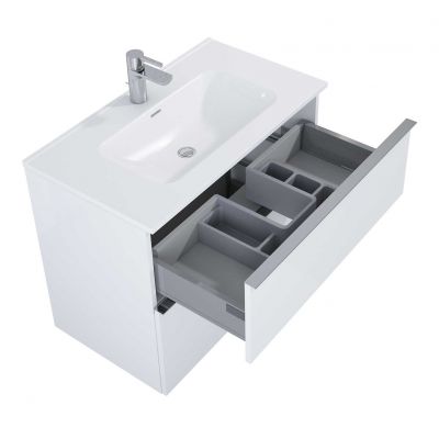 Elita Look RE011000028060 szafka 100x44.9x63.5 cm podumywalkowa wisząca biała