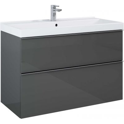 Elita Look RE011000026610 szafka 100x44.9x63.5 cm podumywalkowa wisząca antracyt