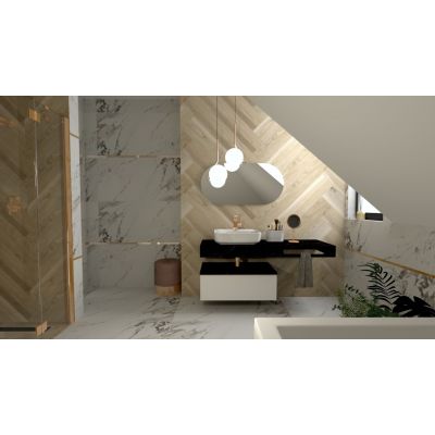 Elita Look RE080603028060 szafka 60x44.9x28.1 cm podumywalkowa wisząca biała