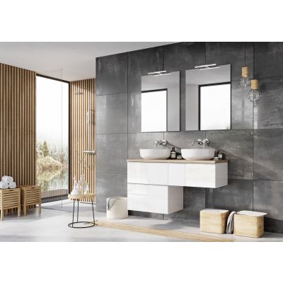 Elita Look RE080603028060 szafka 60x44.9x28.1 cm podumywalkowa wisząca biała