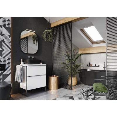 Elita Look RE080601028060 szafka 60x44.9x63.5 cm podumywalkowa wisząca biała