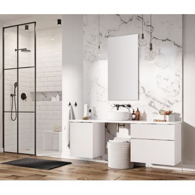 Elita Look RE080801028060 szafka 80x44.9x63.5 cm podumywalkowa wisząca biała