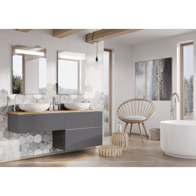 Elita Look RE080801026610 szafka 80x44.9x63.5 cm podumywalkowa wisząca antracyt