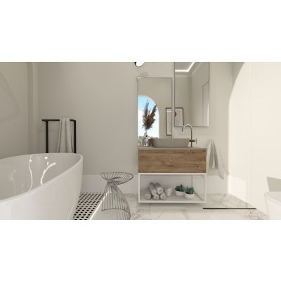 Elita Look RE010803027050 szafka 80x44.9x28.1 cm podumywalkowa wisząca dąb