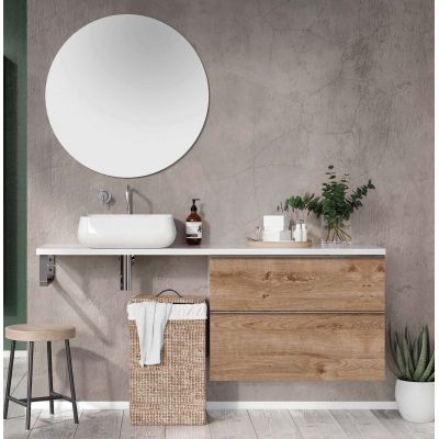 Elita Look RE080801027050 szafka 80x44.9x63.5 cm podumywalkowa wisząca dąb