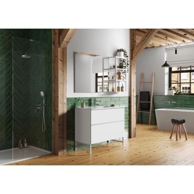 Elita Look RE011003025290 szafka 100x44.9x63.5 cm podumywalkowa wisząca biała