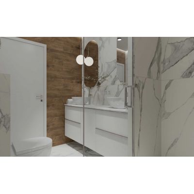 Elita Look RE080603025290 szafka 60x44.9x63.5 cm podumywalkowa wisząca biała