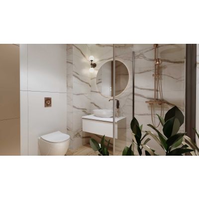 Elita Look RE080803025290 szafka 80x44.9x28.1 cm podumywalkowa wisząca biała