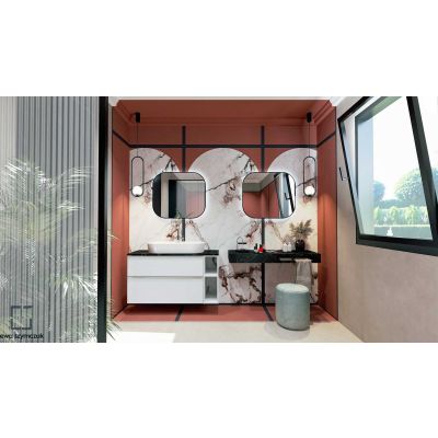 Elita Look RE080801025290 szafka 80x44.9x63.5 cm podumywalkowa wisząca biała