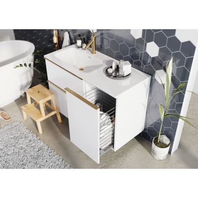 Elita Look RE080402025290 szafka 40x44.9x63.5 cm boczna wisząca biała