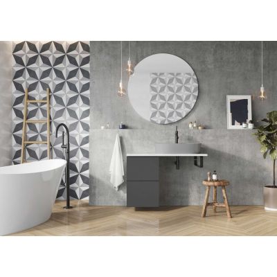 Elita Look RE080401026610 szafka 40x44.9x63.5 cm boczna wisząca antracyt