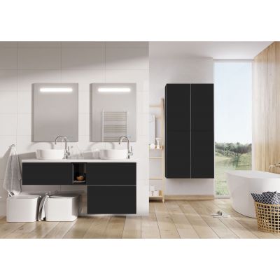 Elita Look RE010603027160 szafka 60x44.9x28.1 cm podumywalkowa wisząca czarna