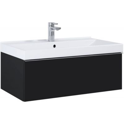 Elita Look RE010803027160 szafka 80x44.9x28.1 cm podumywalkowa wisząca czarna