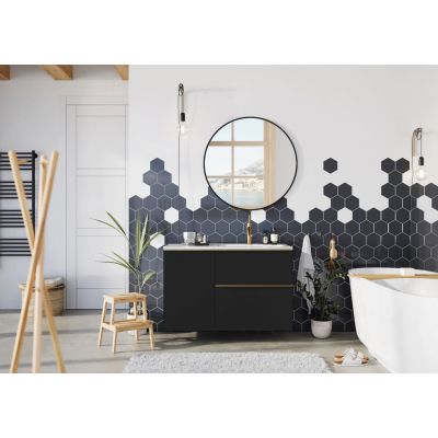 Elita Look RE010601027160 szafka 60x44.9x63.5 cm podumywalkowa wisząca czarna