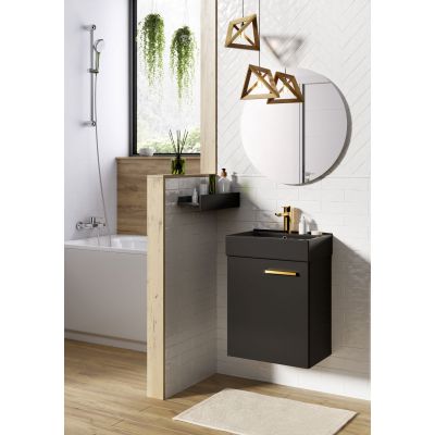 Elita Tiny RE020450157160 umywalka z szafką 45 cm czarną