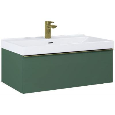 Elita Look RE010803027010 szafka 80x44.9x28.1 cm podumywalkowa wisząca zielona