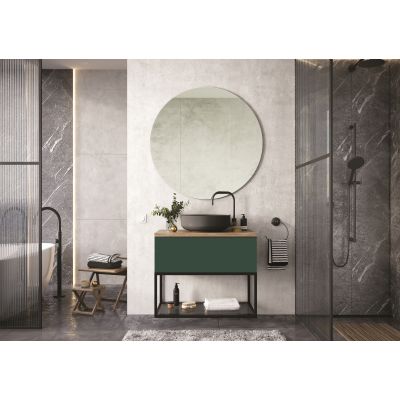 Elita Look RE010803027010 szafka 80x44.9x28.1 cm podumywalkowa wisząca zielona