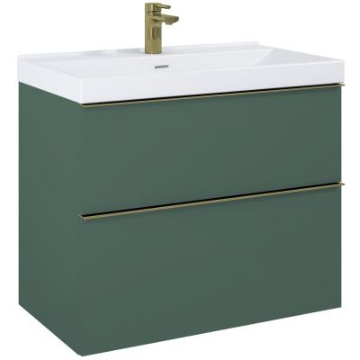 Elita Look RE010801027010 szafka 80x44.9x63.5 cm podumywalkowa wisząca zielona