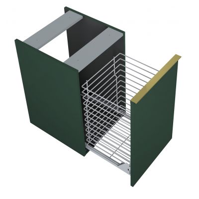 Elita Look RE080402027010 szafka 40x44.9x63.5 cm boczna wisząca zielona