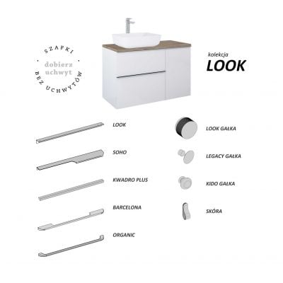 Elita Look RE080402027010 szafka 40x44.9x63.5 cm boczna wisząca zielona