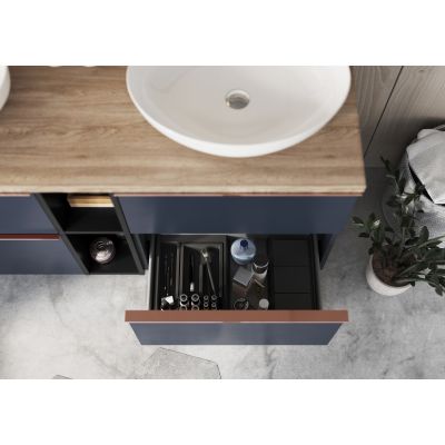 Elita Look RE010801027030 szafka 80x44.9x63.5 cm boczna wisząca niebieska