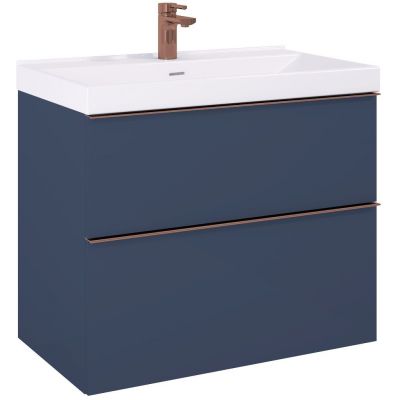 Elita Look RE010801027030 szafka 80x44.9x63.5 cm boczna wisząca niebieska